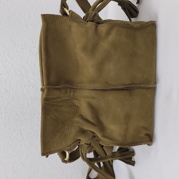 Anthropologie Tela Mini Crossbody by Miss Albright Luxe Nubuck Leather - Picture 2 of 12